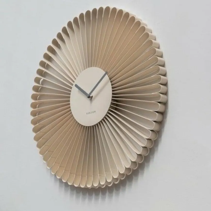 Karlsson Wandklok Cascara Off white