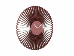 Karlsson Wandklok Cascara rood