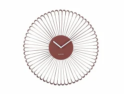 Karlsson Wandklok Cascara rood