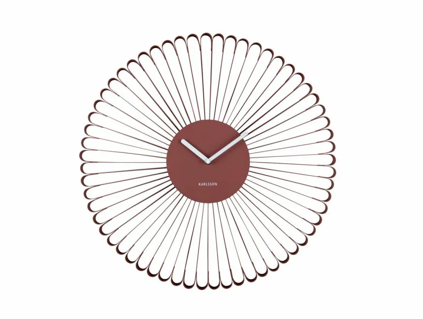Karlsson Wandklok Cascara rood