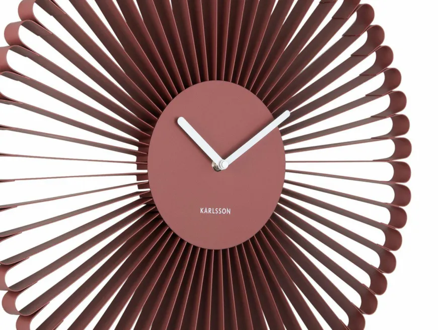 Karlsson Wandklok Cascara rood