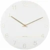 Karlsson Wandklok Charm Engraved Numbers wit Ø 35 cm