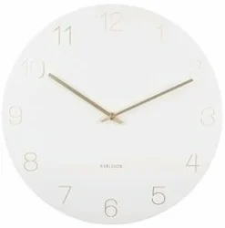 Karlsson Wandklok Charm Engraved Numbers wit Ø 35 cm