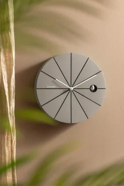 Karlsson Wandklok Destacado Cuckoo donkergrijs met zwart