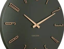 Karlsson Wandklok Esmerado luxury groen