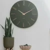 Karlsson Wandklok Esmerado groot luxury groen