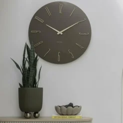 Karlsson Wandklok Esmerado groot mocca bruin