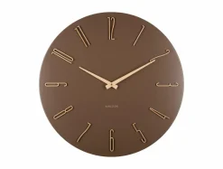 Karlsson Wandklok Esmerado groot mocca bruin