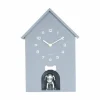 Karlsson Wandklok Garding Doggy cool grijs