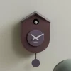 Karlsson Wandklok Grato Cuckoo mauve purple met lavendel paars