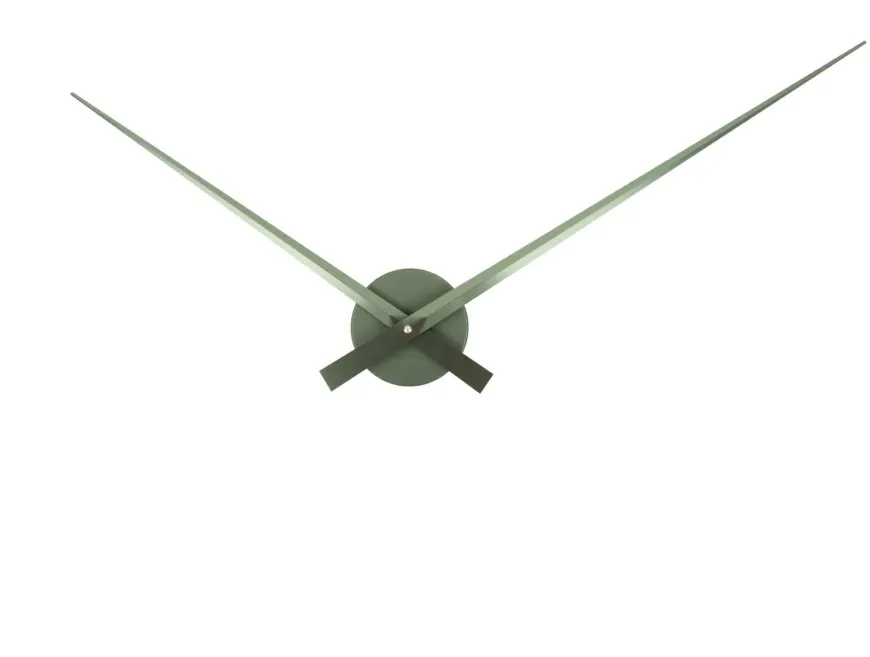 Karlsson Wandklok Little Big Time groen metallic