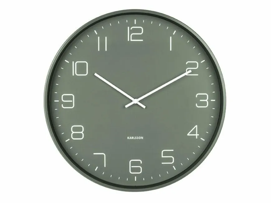 Karlsson Wandklok Lofty Groen Ø 40 cm