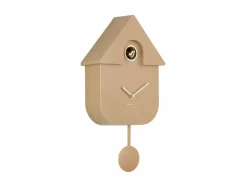 Karlsson Wandklok Modern Cuckoo Oro mocca bruin