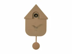 Karlsson Wandklok Modern Cuckoo Oro mocca bruin
