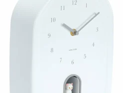 Karlsson Wandklok Modern Kitty wit