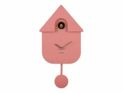 Karlsson Wandklok Modern Cuckoo Oro Roze