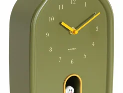 Karlsson Wandklok Modern Doggy luxury groen