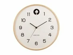 Karlsson Wandklok Natural Cuckoo wit Ø 31.5 cm