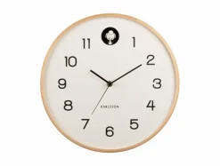 Karlsson Wandklok Natural Cuckoo wit Ø 31.5 cm