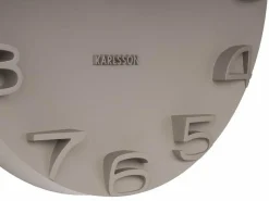 Karlsson Wandklok On The Edge grey Ø 42
