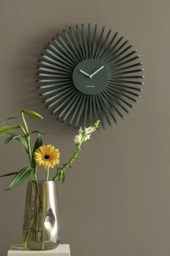 Karlsson Wandklok Polo jungle groen