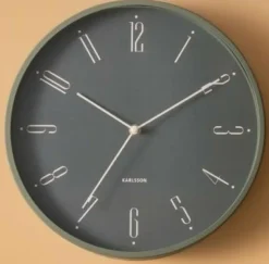Karlsson Wandklok Regal Numbers jungle groen