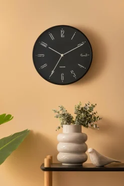 Karlsson Wandklok Regal Numbers zwart