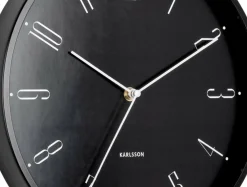 Karlsson Wandklok Regal Numbers zwart