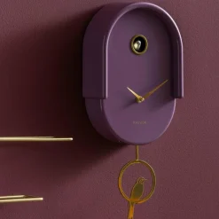 Karlsson Wandklok Tweet mauve