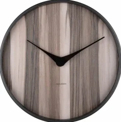 Karlsson Wandklok Wood Melange donker Ø 40 cm