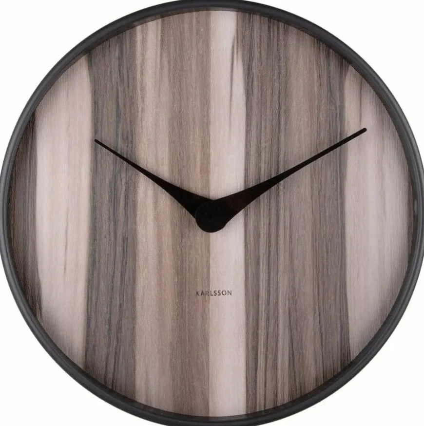Karlsson Wandklok Wood Melange donker Ø 40 cm