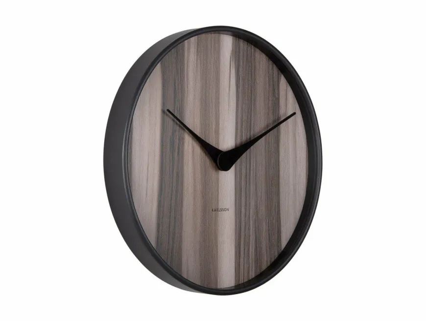 Karlsson Wandklok Wood Melange donker Ø 40 cm