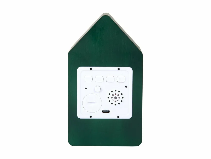 Karlsson Wekker Cuckoo LED retro groen