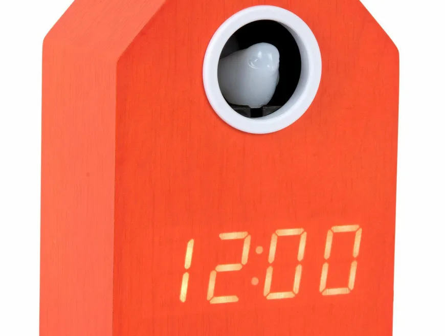 Karlsson Wekker Cuckoo LED helder oranje