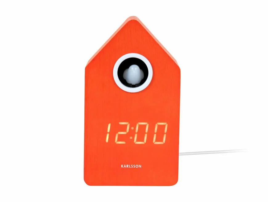 Karlsson Wekker Cuckoo LED helder oranje