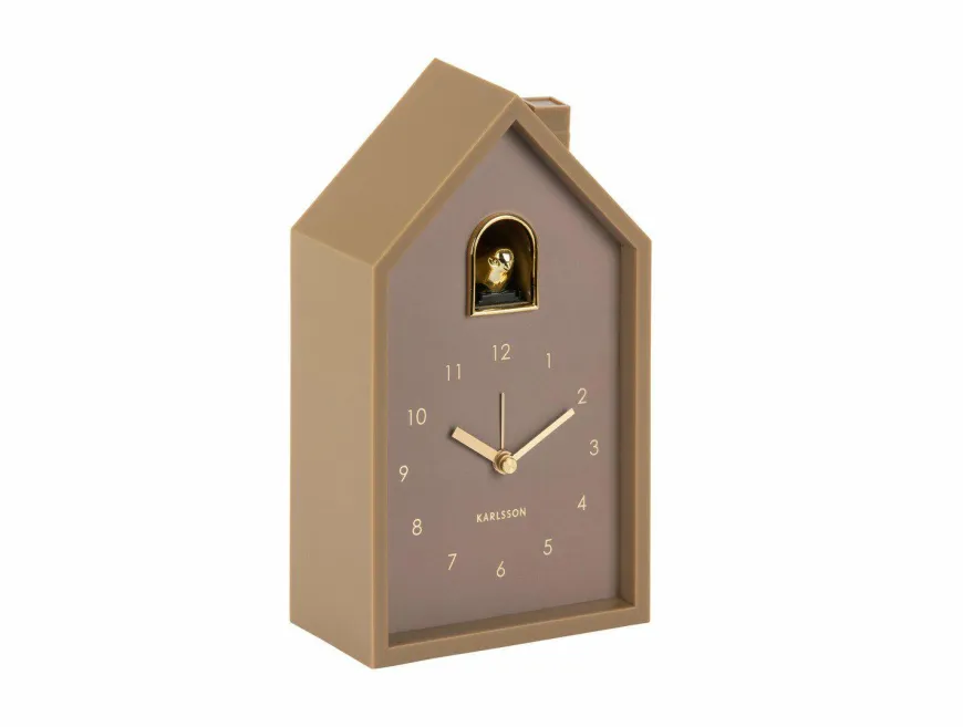 Karlsson Wekker Modern Cuckoo Oro mocca bruin