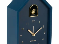 Karlsson Wekker Modern Cuckoo Oro donkerblauw