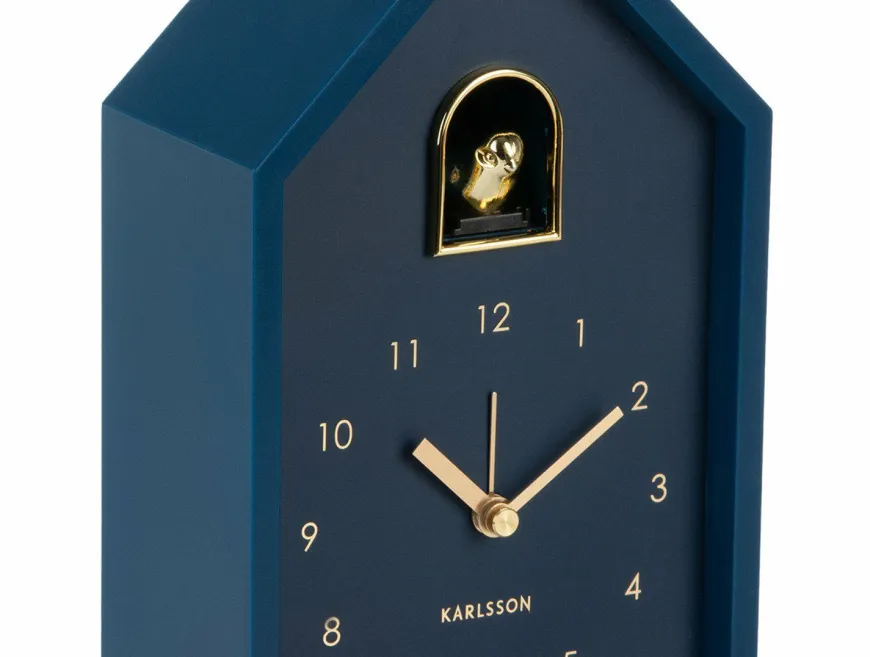 Karlsson Wekker Modern Cuckoo Oro donkerblauw
