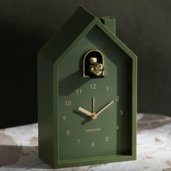 Karlsson Wekker Modern Cuckoo Oro luxury groen