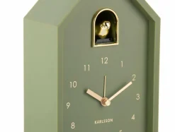 Karlsson Wekker Modern Cuckoo Oro luxury groen