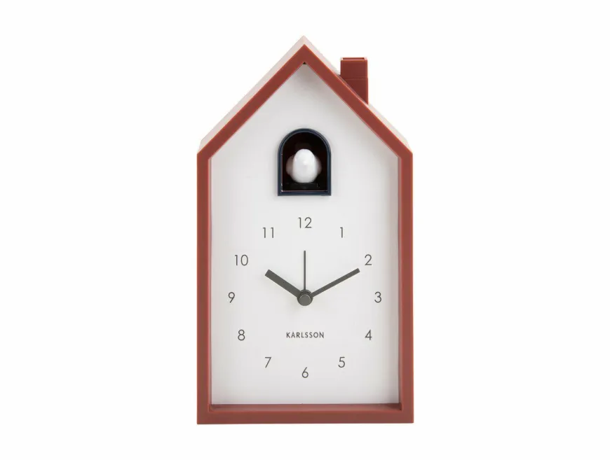 Karlsson Wekker Modern Cuckoo Rood