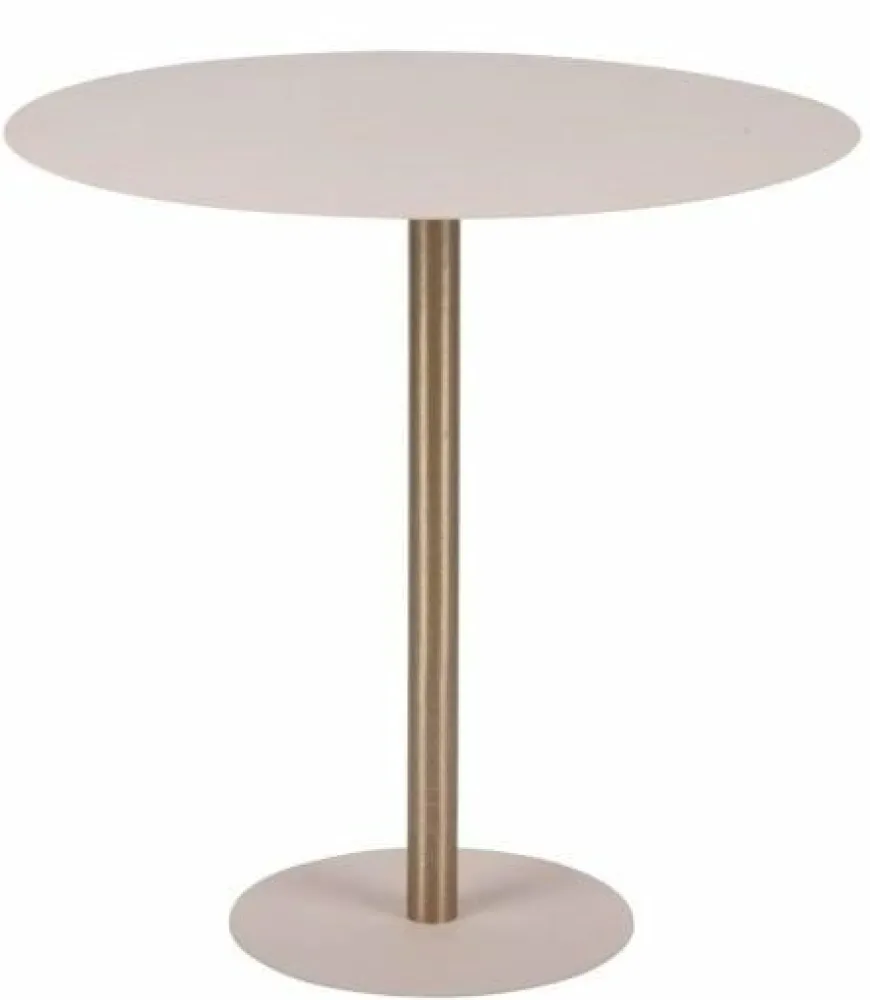 Leitmotiv Bijzettafel Dex Warm grijs Ø 50 cm