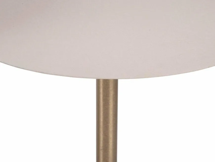 Leitmotiv Bijzettafel Dex Warm grijs Ø 50 cm