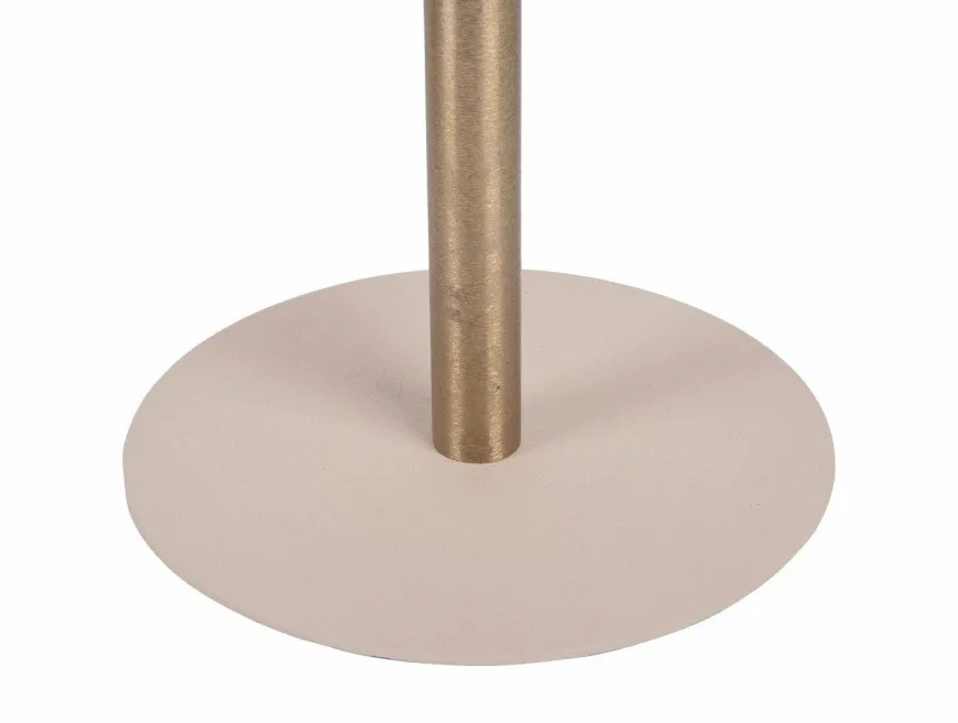 Leitmotiv Bijzettafel Dex Warm grijs Ø 50 cm
