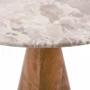 Leitmotiv Bijzettafel Force Marmer met mango Ø 40 cm