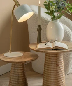 Leitmotiv Bijzettafel Force Striped Base mango