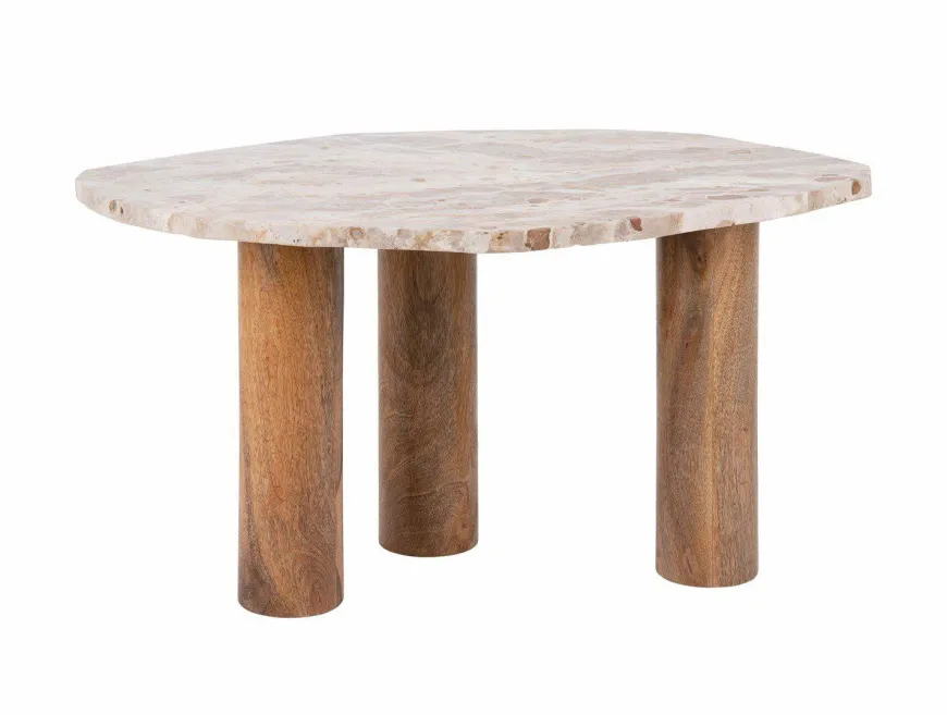 Leitmotiv Bijzettafel Organic marmer