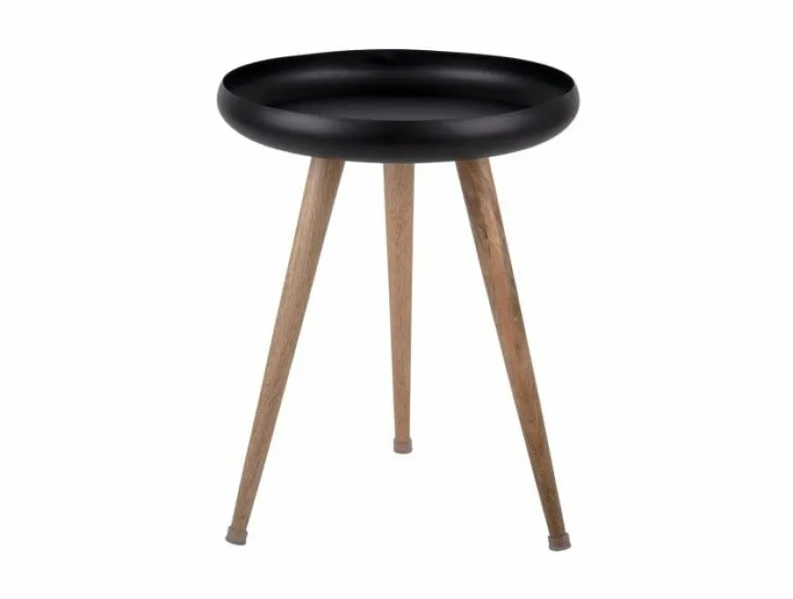 Leitmotiv Bijzettafel set van 3 Tripod met mangohouten poten