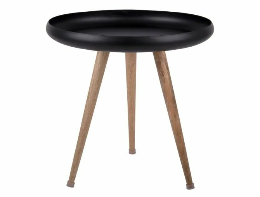 Leitmotiv Bijzettafel set van 3 Tripod met mangohouten poten