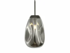 Leitmotiv Hanglamp Blown Glass Medium rookglas